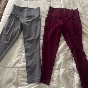 Athleta salutation stash pocket leggings small petite (sp) nwot.